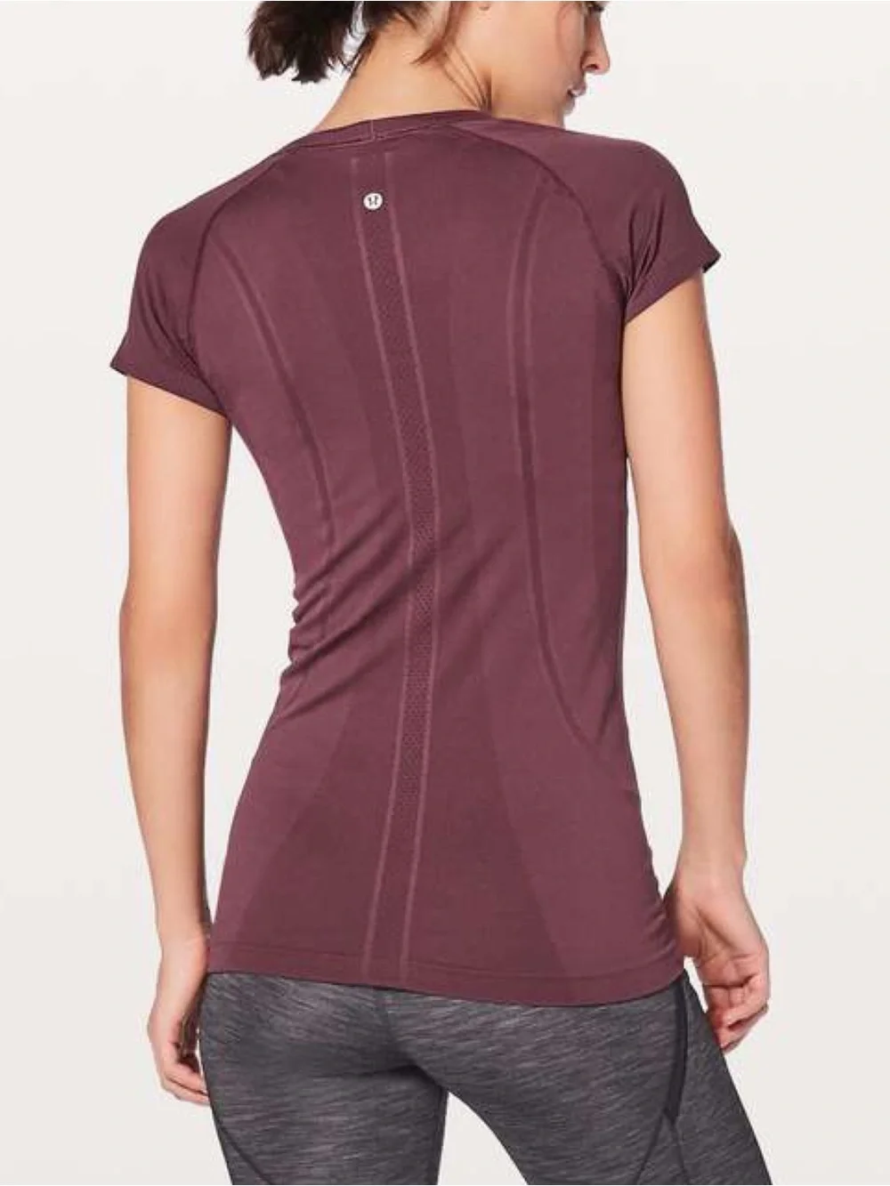 Lululemon Swiftly Tech Short Sleeve Crew Sz 14 In Redwood / Redwood